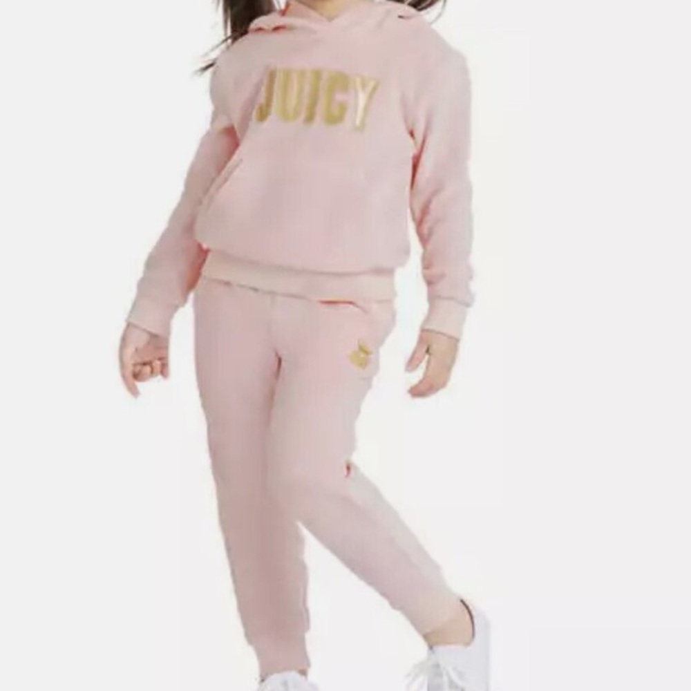 Juicy Couture Girls 2 pc Set Size:7 Color:Pink NWT